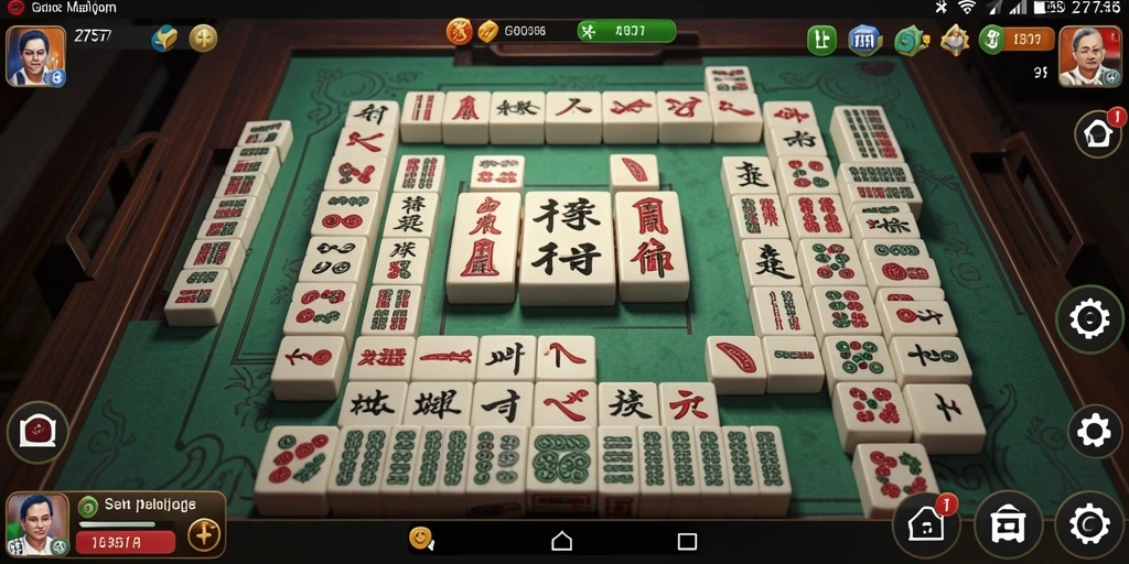 Tampilan gameplay menarik dari game Mahjong 2757 yang menantang.