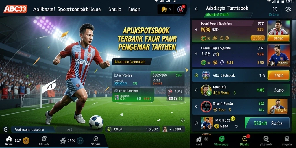 Tampilan utama gameplay di aplikasi Sportsbook ABC33.