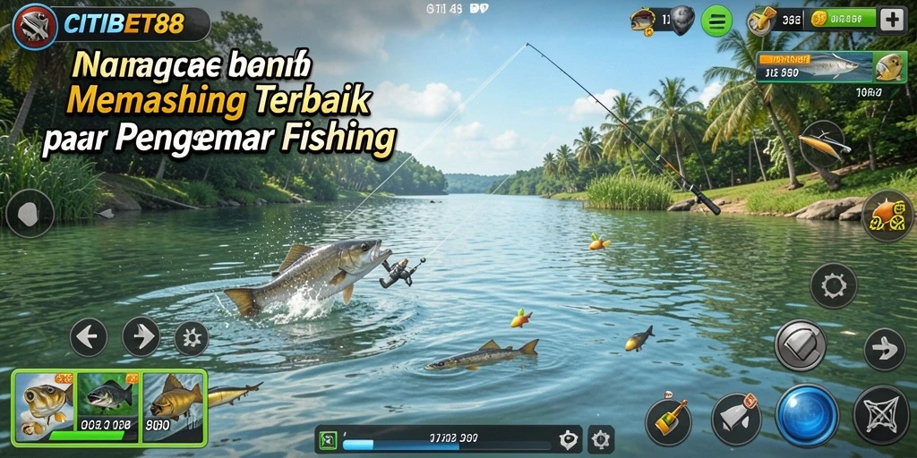 Gameplay CITIBET88 menampilkan pengalaman memancing yang menarik dan interaktif.