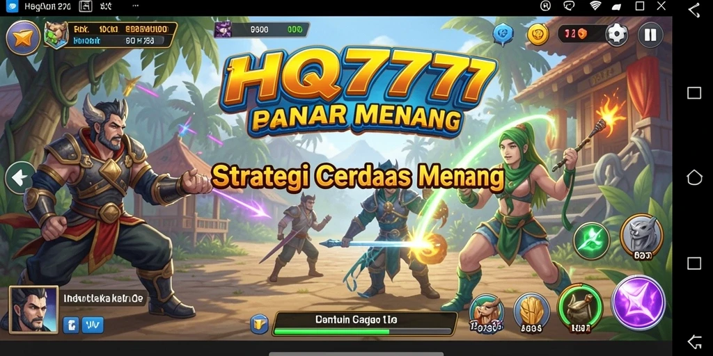 Tampilan menarik dari gameplay HQ777 dengan elemen strategi yang kuat.
