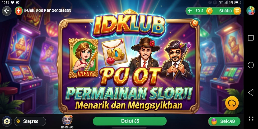 Tampilan menarik gameplay Slot IDKLUB.