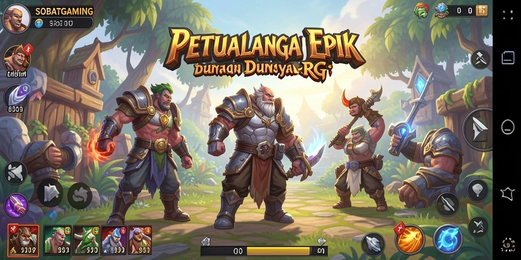Tampilan gameplay SOBATGAMING yang seru dan penuh aksi.