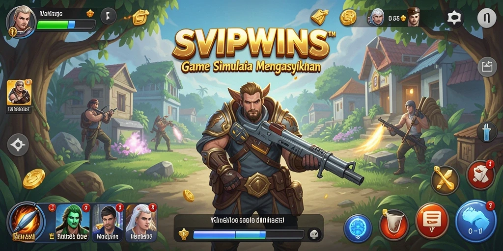 Tampilan gameplay menarik dari SVIPWINS yang penuh simulasi.