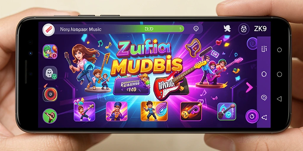 Gameplay interaktif ZK9 yang penuh energi dan keseruan.