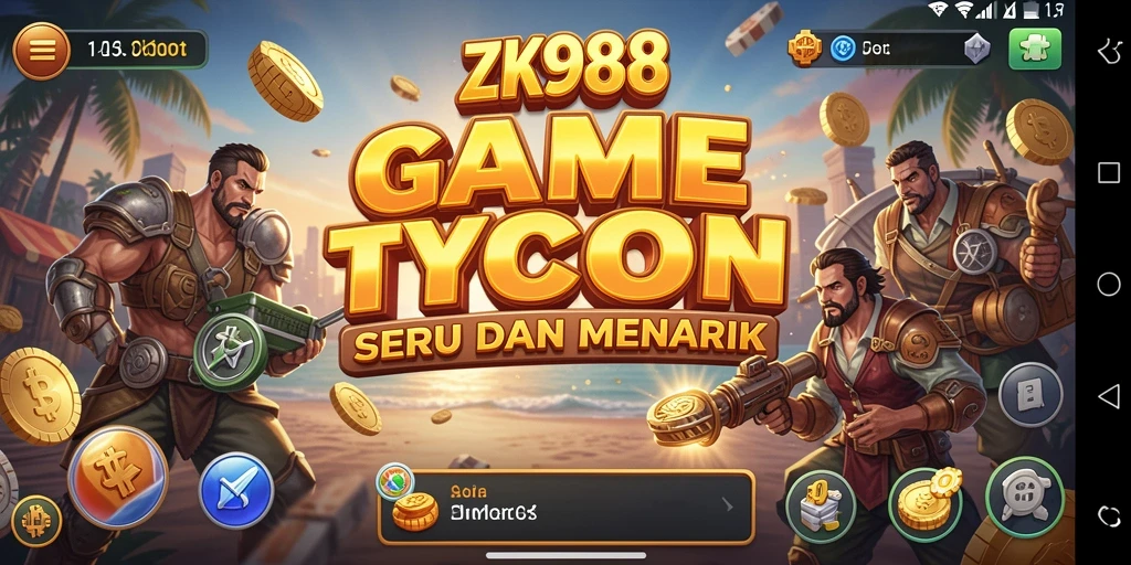 Tampilan gameplay ZK988 yang menarik dan menantang.